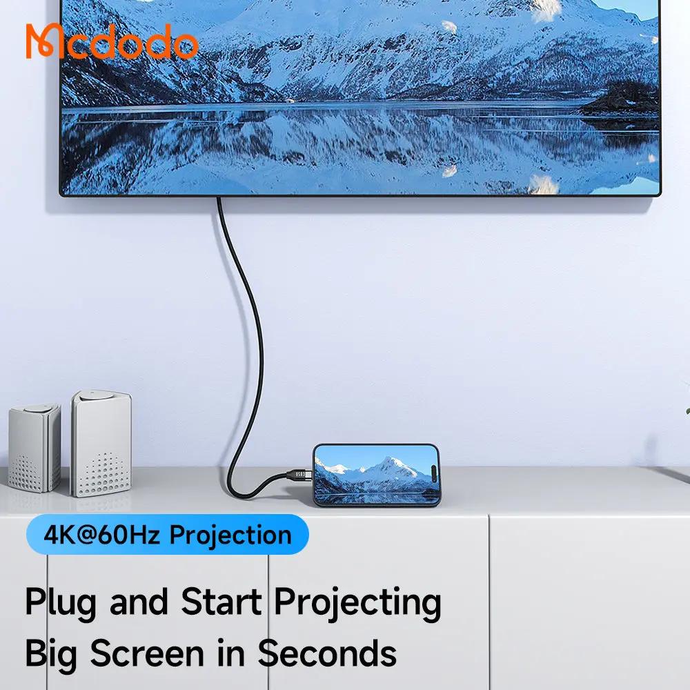 Mcdodo USB-C to USB-C 3.1 Gen 2 Cable 100W Fast Charging (1.2M) with 4K/60Hz HDR Video Output CA-7132 Tech House Singapore
