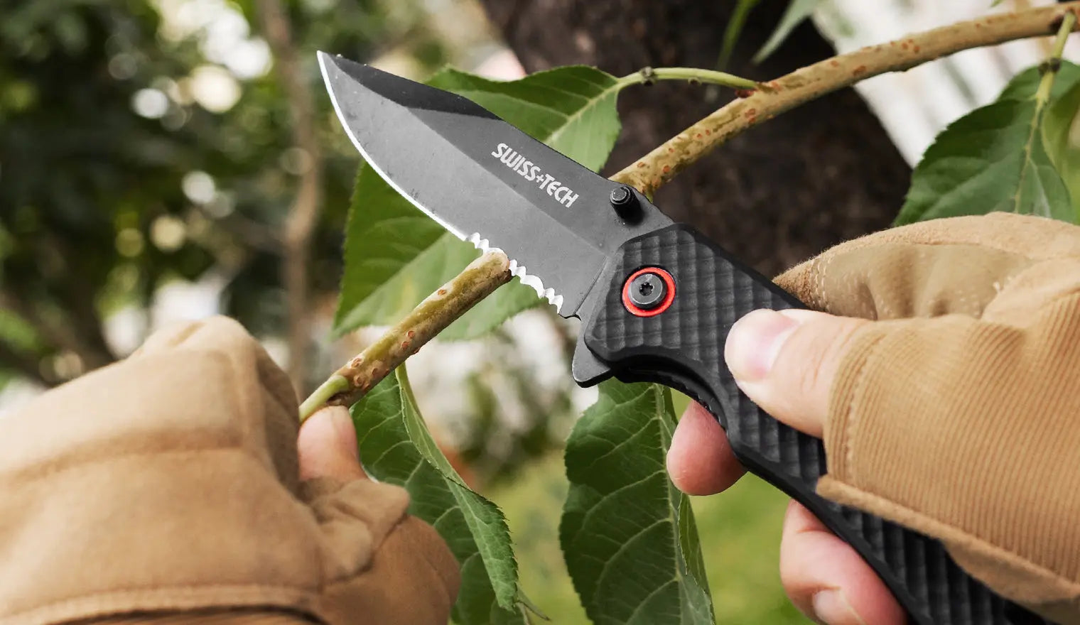 Swiss+Tech Mini Folding Knife 4" ST014021 Tech House Singapore
