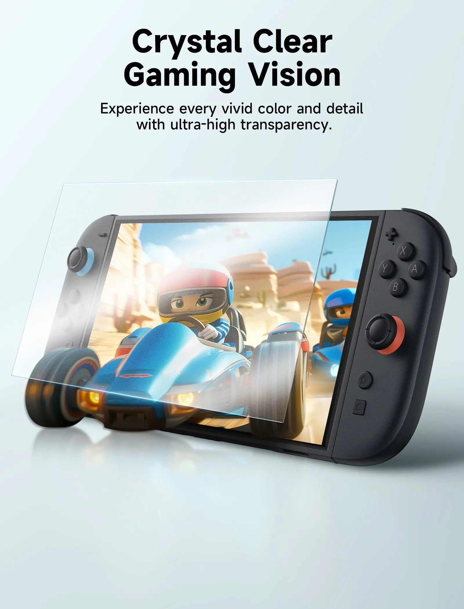 JSAUX [2 Pack] Anti-Glare Tempered Glass Screen Protector for Nintendo Switch 2 (GP0124A) Tech House Singapore