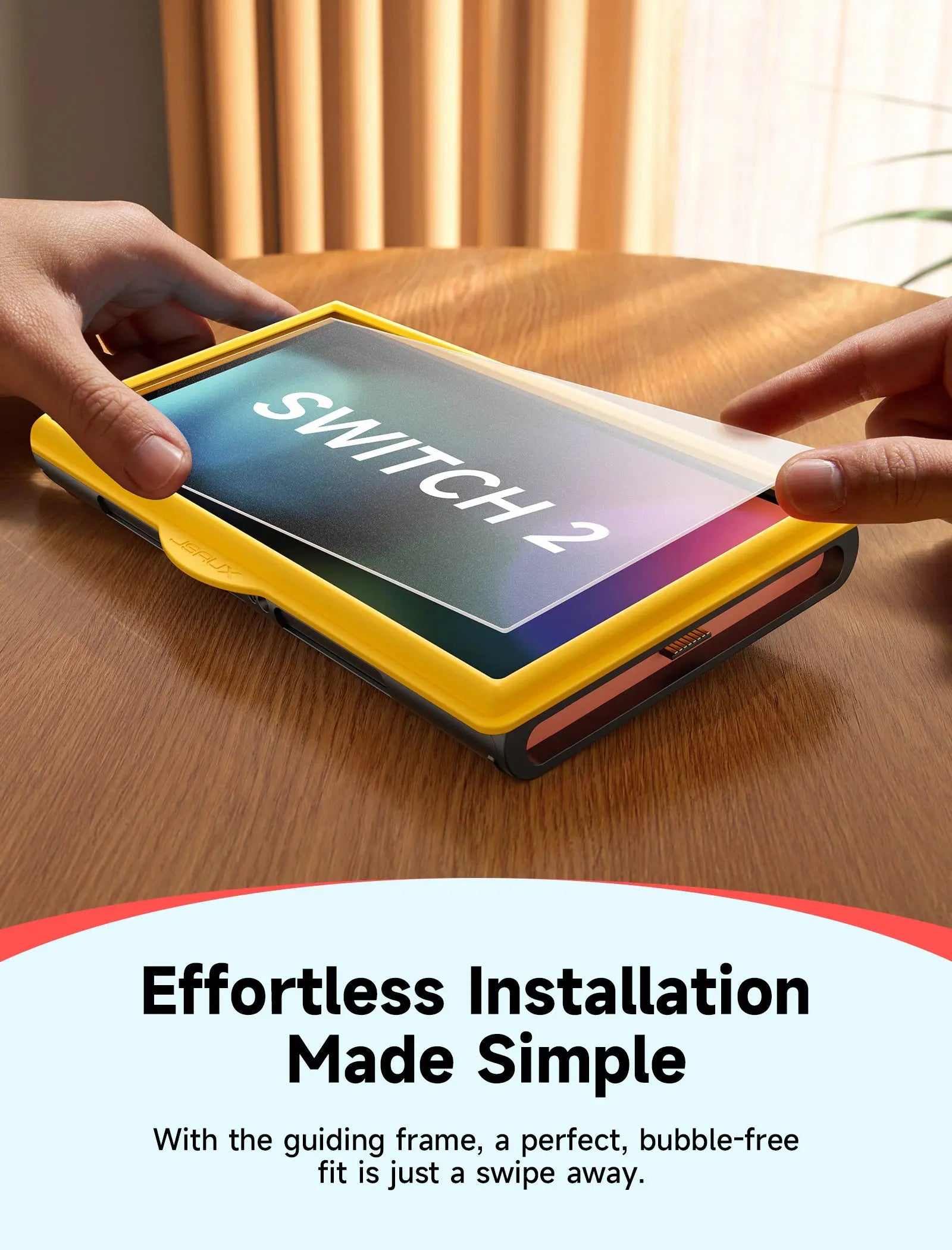 JSAUX [2 Pack] Anti-Glare Tempered Glass Screen Protector for Nintendo Switch 2 (GP0124A) Tech House Singapore