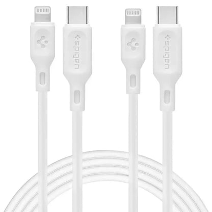 [2 Pack] Spigen DuraSync USB C to Lightning Cable (1m) - Tech House - Singapore
