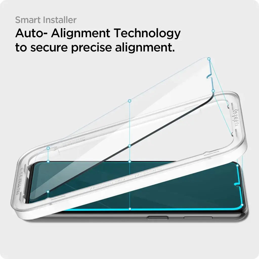 Spigen [2 Pack] Galaxy A13 Tempered Glass AlignMaster Glas.tR Spigen