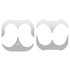 Spigen [2 Pack] Galaxy Buds Live Shine Shield Metal Silver Sticker - Silver