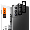 Spigen [2 Pack] Galaxy S21 Plus Camera Lens Protector Optik - Black