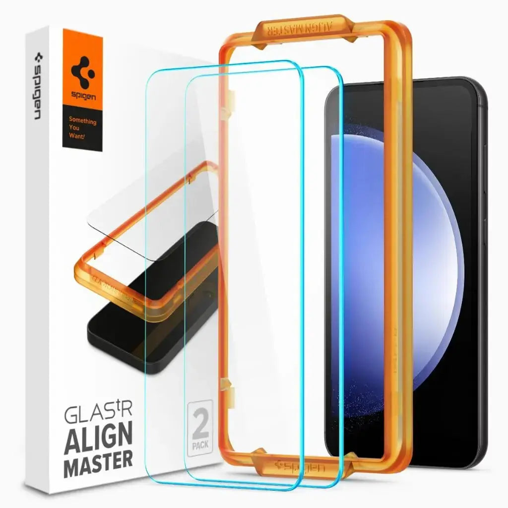 Spigen [2 Pack] Galaxy S23 FE AlignMaster Glas.tR Spigen