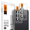 Spigen [2 Pack] Galaxy S23 FE Camera Lens Protector EZ Fit Optik Pro - Black