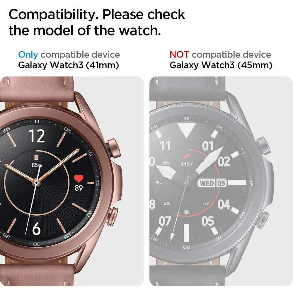 2 Pack Galaxy Watch 3 41mm Screen Protector Pro Flex EZ Fit Tech House