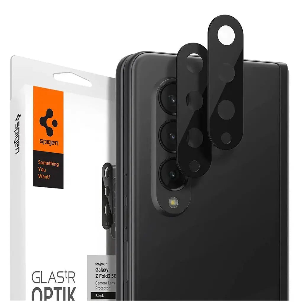 [2 Pack] Galaxy Z Fold 3 Lens Protector GLAS.tR Optik