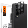 Spigen [2 Pack] Spigen Galaxy Z Fold 4 Camera Lens Protector GLAS.tR Optik - Black (2 Pack)