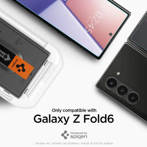 Spigen [2 Pack] Galaxy Z Fold 6 Tempered Glass EZ Fit Spigen