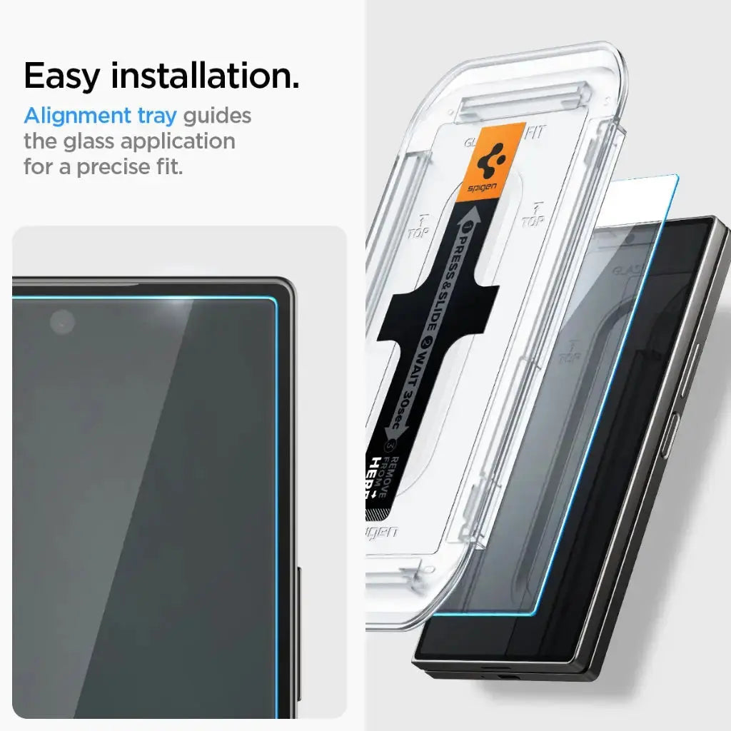 Spigen [2 Pack] Galaxy Z Fold 6 Tempered Glass EZ Fit Spigen