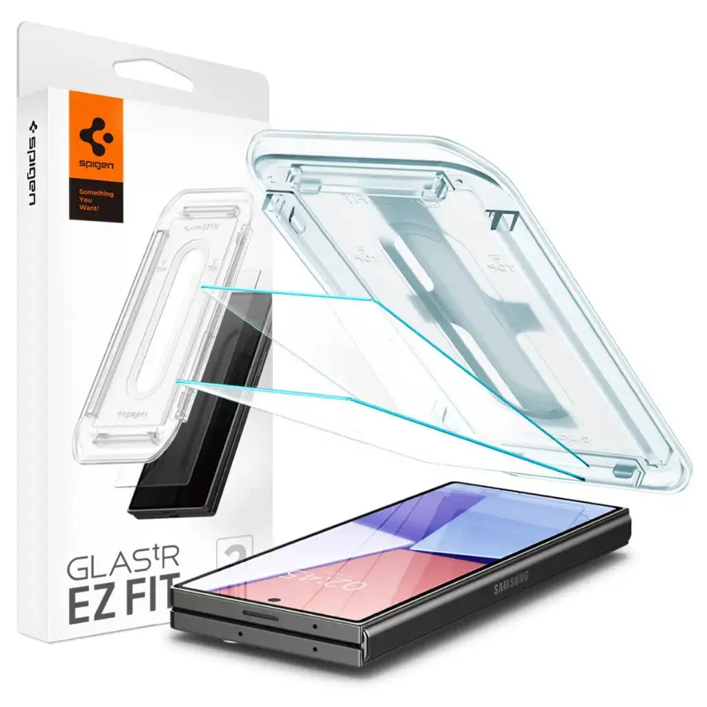 Spigen [2 Pack] Galaxy Z Fold 6 Tempered Glass EZ Fit Spigen