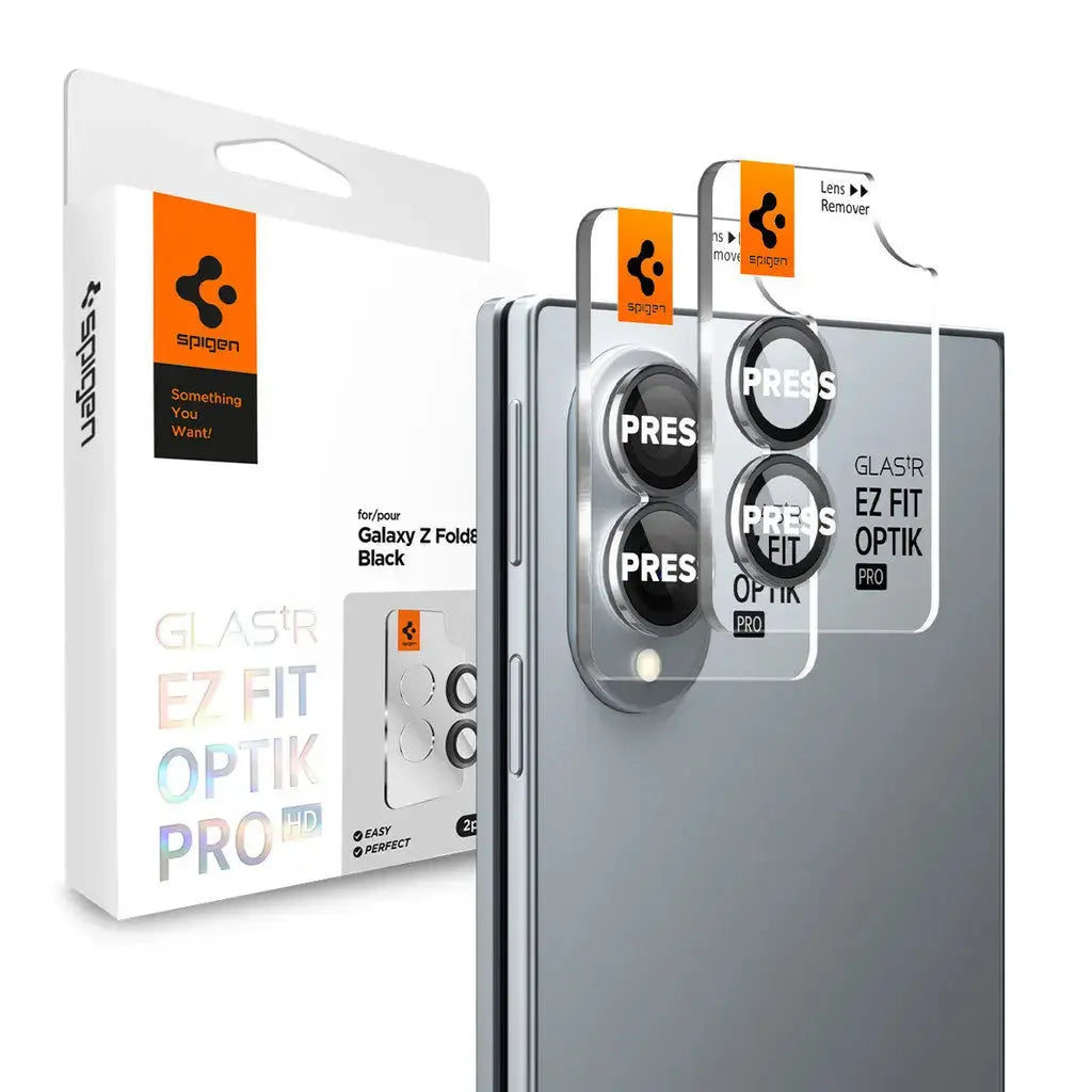 [2 Pack] Galaxy Z Fold 8 Optik Pro HD Lens Protector Glas.tR EZ Fit Spigen Singapore Singapore