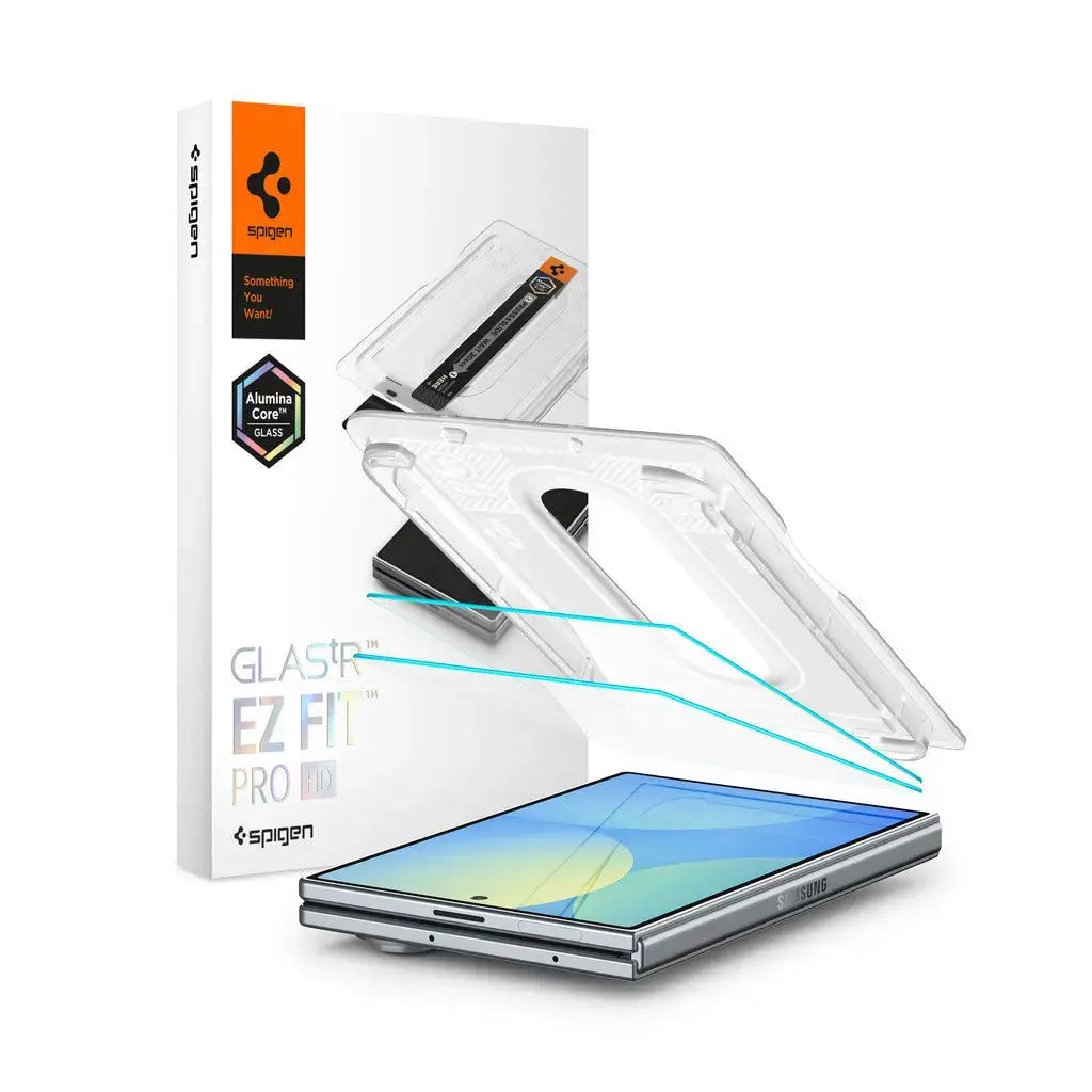 [2 Pack] Galaxy Z Fold 8 Tempered Glass Glas.tR EZ Fit HD Spigen Singapore Singapore