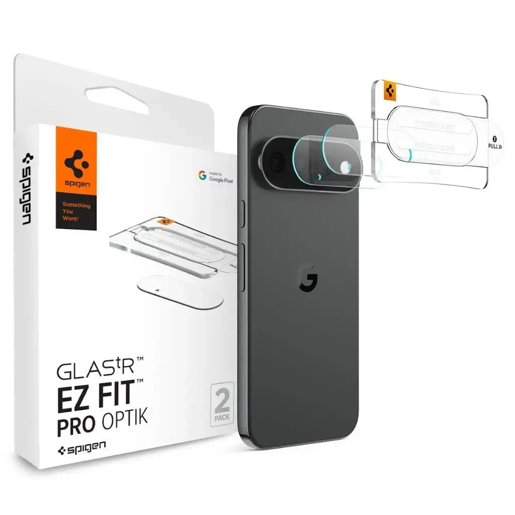 [2 Pack] Spigen Google Pixel 11 Camera Lens Protector EZ Fit Optik Pro Pixel 11 Tempered Glass Spigen Singapore Singapore
