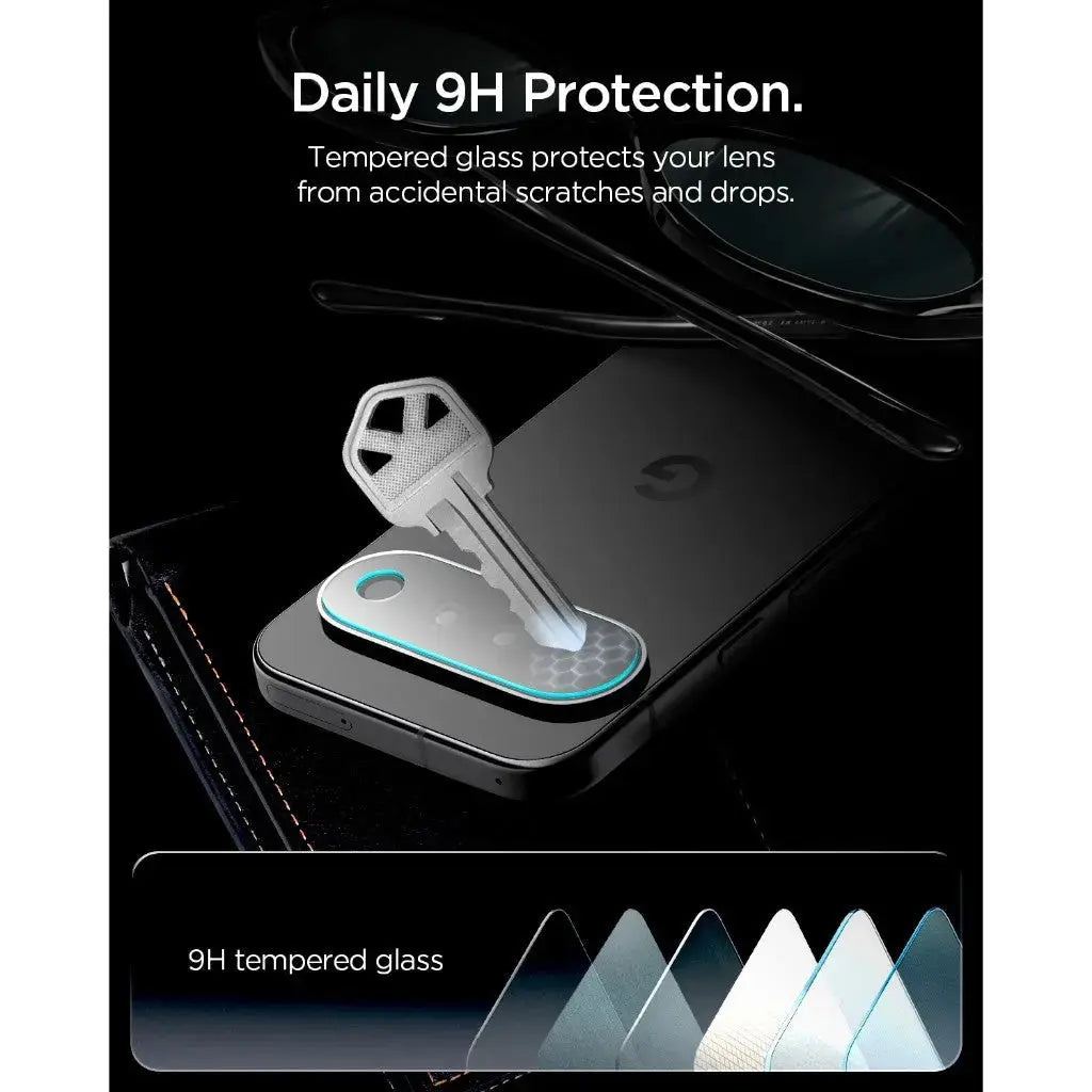 [2 Pack] Spigen Google Pixel 11 Camera Lens Protector EZ Fit Optik Pro Pixel 11 Tempered Glass Spigen Singapore Singapore