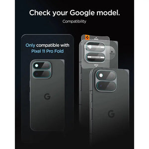 [2 Pack] Spigen Google Pixel 11 Pro Fold Camera Lens Protector EZ Fit Optik Pro Tempered Glass Spigen Singapore Singapore