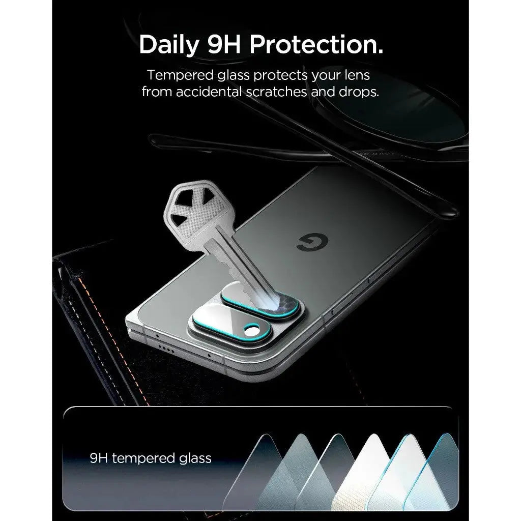 [2 Pack] Spigen Google Pixel 11 Pro Fold Camera Lens Protector EZ Fit Optik Pro Tempered Glass Spigen Singapore Singapore