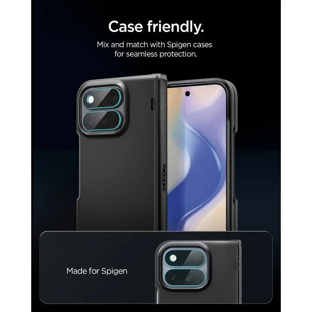 [2 Pack] Spigen Google Pixel 11 Pro Fold Camera Lens Protector EZ Fit Optik Pro Tempered Glass Spigen Singapore Singapore
