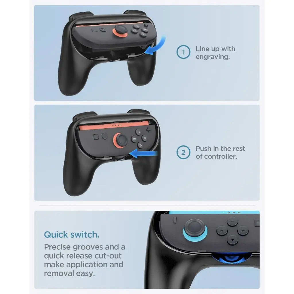 [2 Pack] Nintendo Switch 2 (2025) Joy Con Grip NS100 Spigen Singapore Singapore