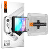 Spigen [2 Pack] Spigen Nintendo Switch OLED Screen Protector EZ FIT GLAS.tR - [2 pack] Clear