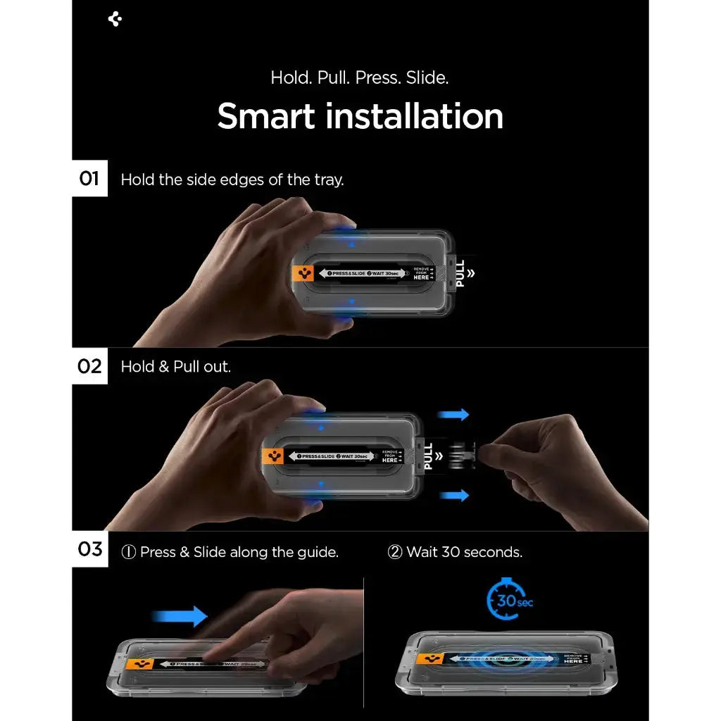 [2 Pack] Samsung A57 5G Screen Protector Glas.tR EZ Fit Spigen Singapore Singapore