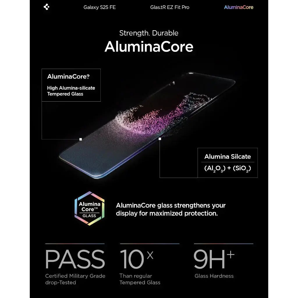 [2 Pack] Samsung S25 FE Tempered Glass EZ Fit Pro Spigen Singapore Singapore
