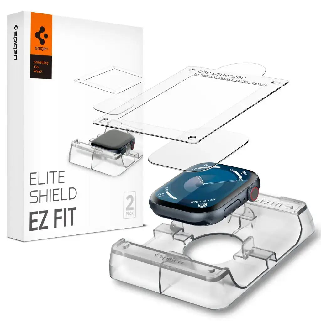 Spigen [2 Pack] Apple Watch Screen Protector Series 10 (46mm)