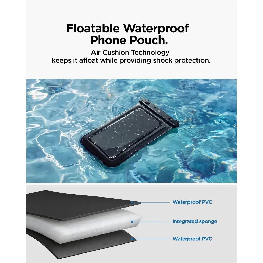 Spigen [2 Pack] Aqua Shield Floating Waterproof Phone Case A611P Spigen Singapore Singapore