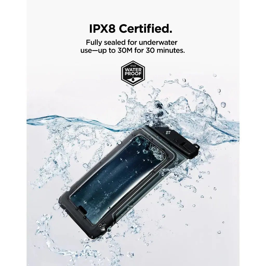 Spigen [2 Pack] Aqua Shield Floating Waterproof Phone Case A611P Spigen Singapore Singapore