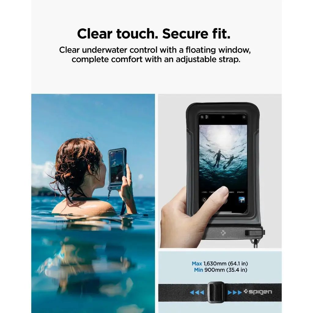 Spigen [2 Pack] Aqua Shield Floating Waterproof Phone Case A611P Spigen Singapore Singapore