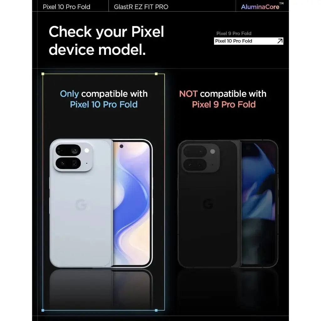 [2 Pack] Google Pixel 10 Pro Fold Screen Protector Glas.tR EZ Fit Spigen Singapore Singapore