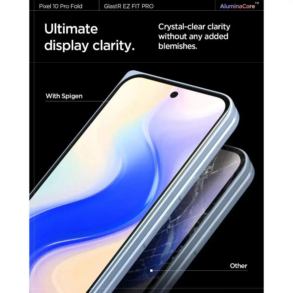 [2 Pack] Google Pixel 10 Pro Fold Screen Protector Glas.tR EZ Fit Spigen Singapore Singapore