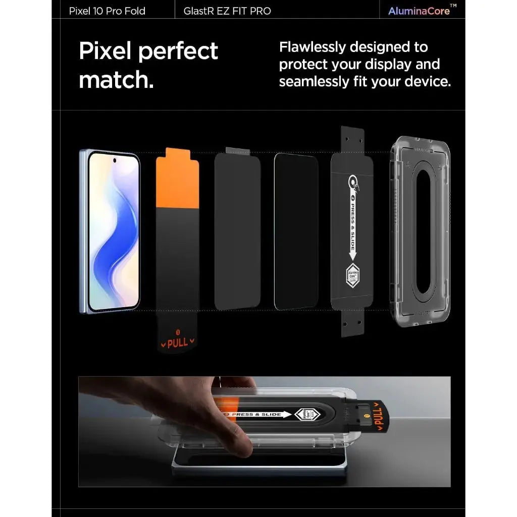 [2 Pack] Google Pixel 10 Pro Fold Screen Protector Glas.tR EZ Fit Spigen Singapore Singapore