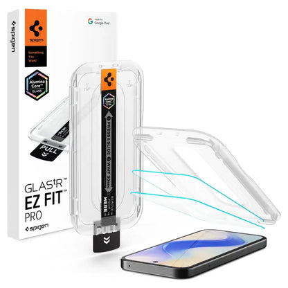 [2 Pack] Spigen Google Pixel 10a Screen Protector Glas.tR EZ Fit Google Pixel 10a Tempered Glass Spigen Singapore Singapore