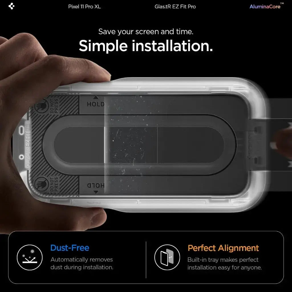 [2 Pack] Google Pixel 11 Pro XL Screen Protector EZ Fit Pro Spigen Singapore Singapore