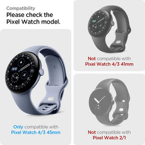 [2 Pack] Spigen Google Pixel Watch 4 / 3 (45mm) EliteShield EZ Fit Spigen Singapore Singapore