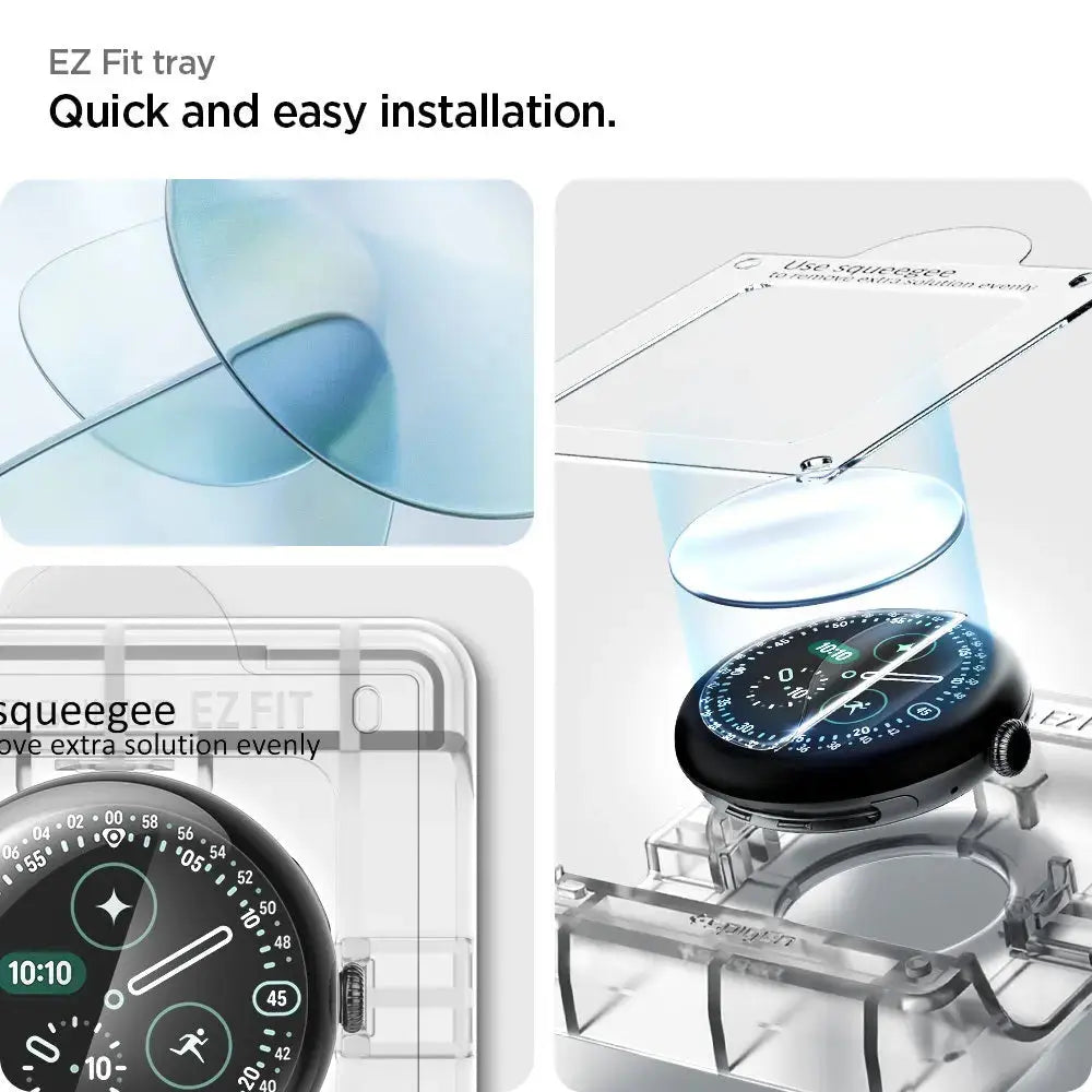 [2 Pack] Spigen Google Pixel Watch 4 / 3 (45mm) EliteShield EZ Fit Spigen Singapore Singapore