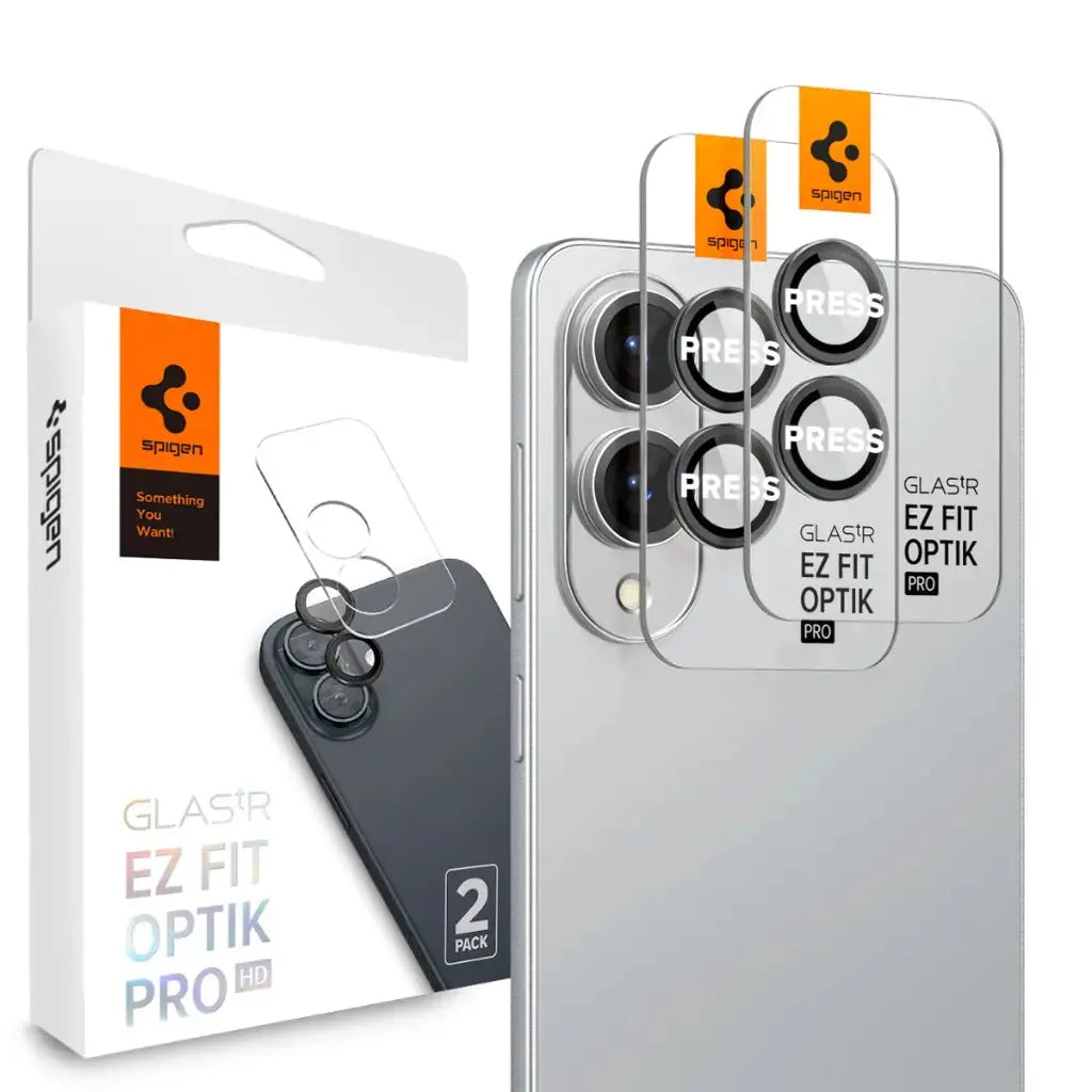 [2 Pack] Samsung S25 Edge Camera Lens Protector EZ Fit Optik Pro HD - Tech House - Singapore