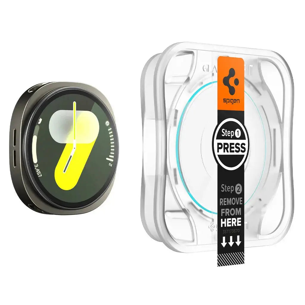 [2 Pack] Spigen Samsung Watch 8 (40mm) Screen Protector EZ FIT GLAS.tR Spigen Singapore Singapore
