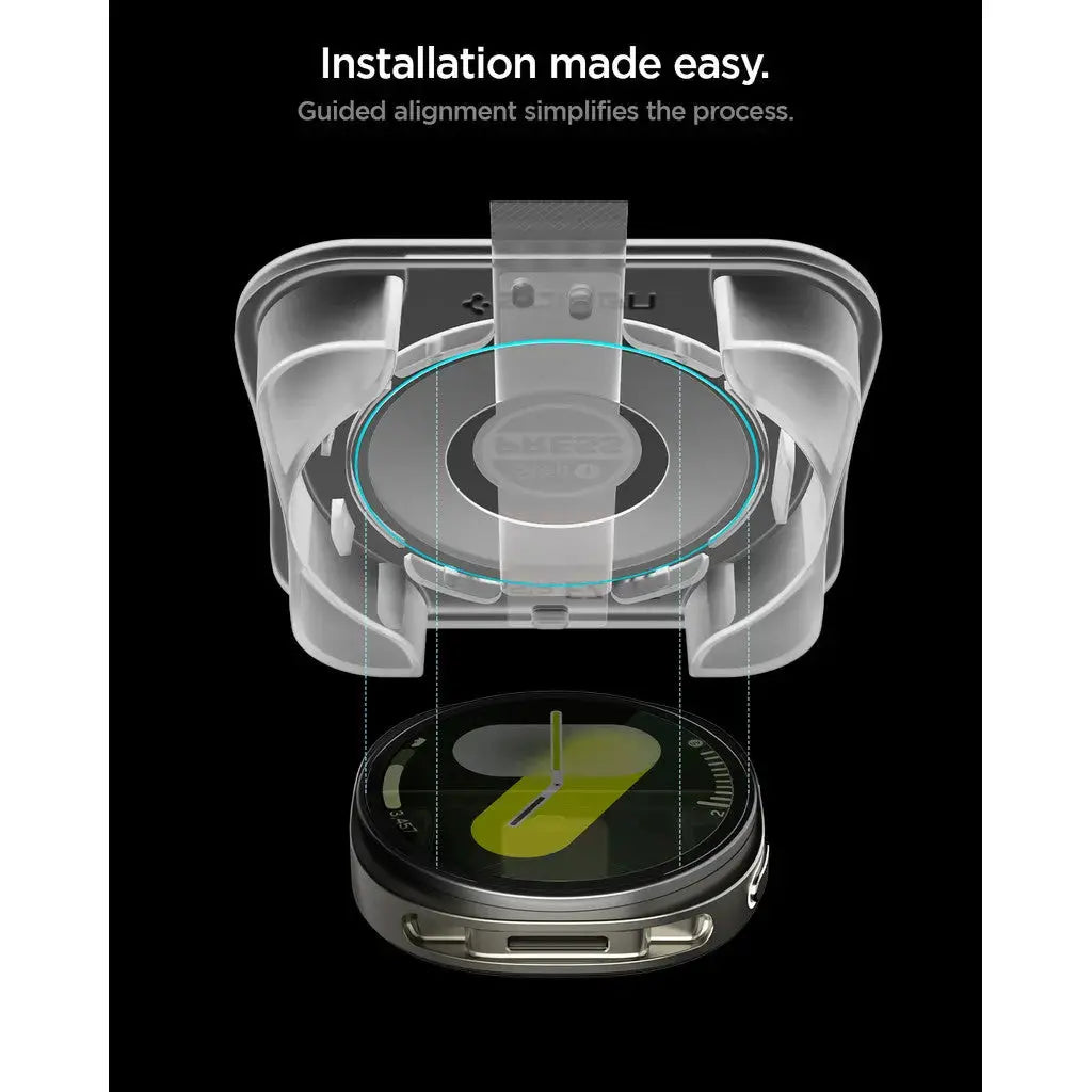 [2 Pack] Spigen Samsung Watch 8 (40mm) Screen Protector EZ FIT GLAS.tR Spigen Singapore Singapore