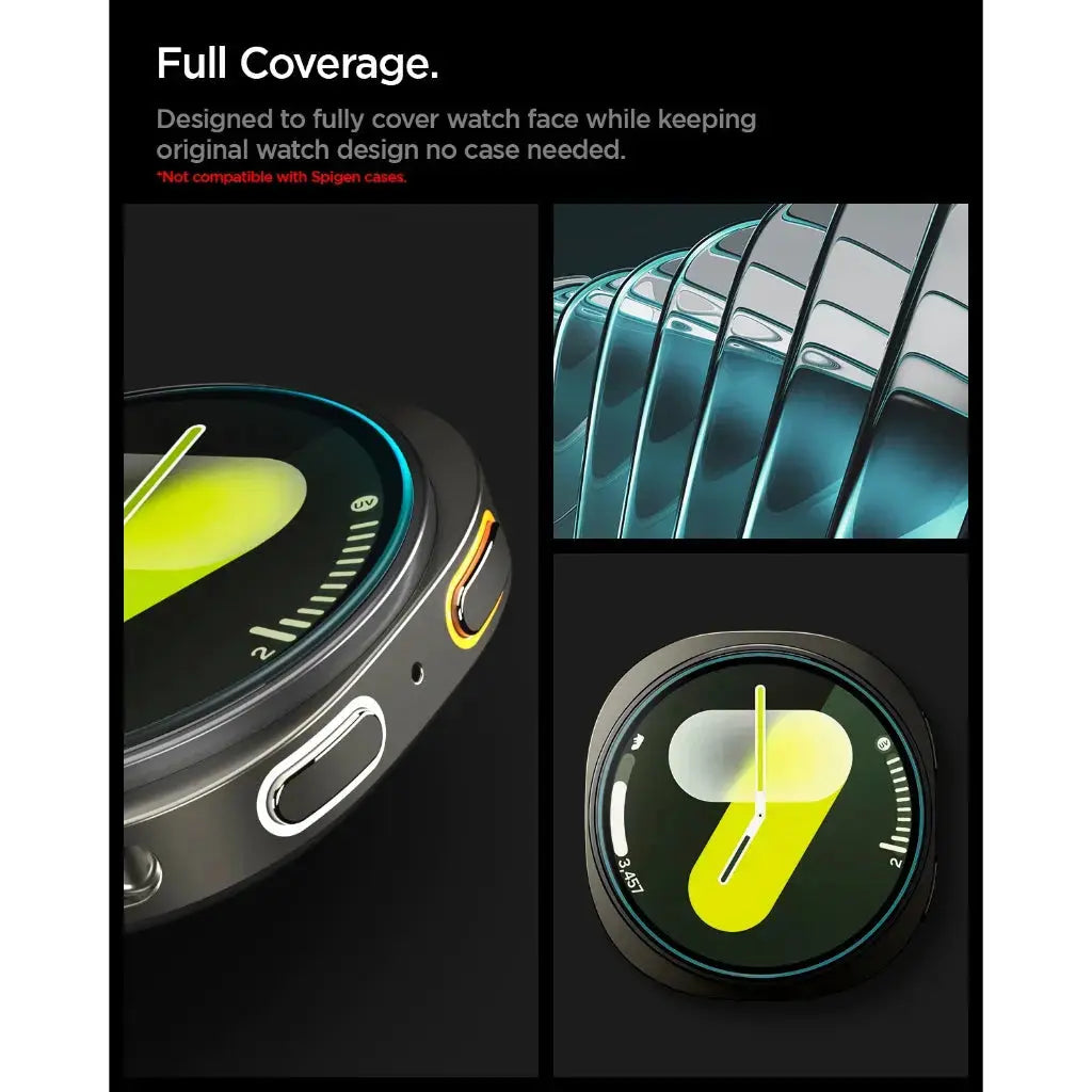 [2 Pack] Samsung Watch 8 (44mm) Tempered Glass EZ FIT Spigen Singapore Singapore