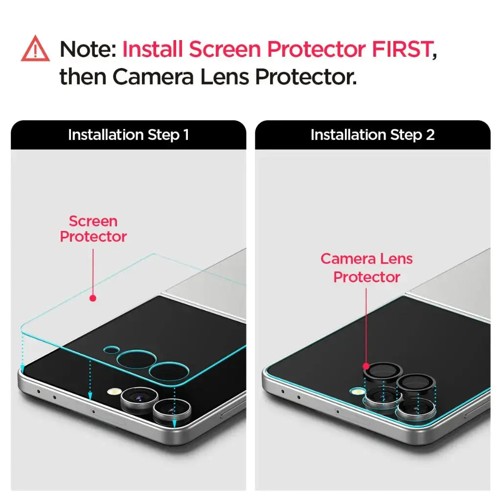 [2 Pack] Galaxy Z Flip 7 Optik Pro HD Lens Protector Glas.tR EZ Fit Spigen Singapore Singapore