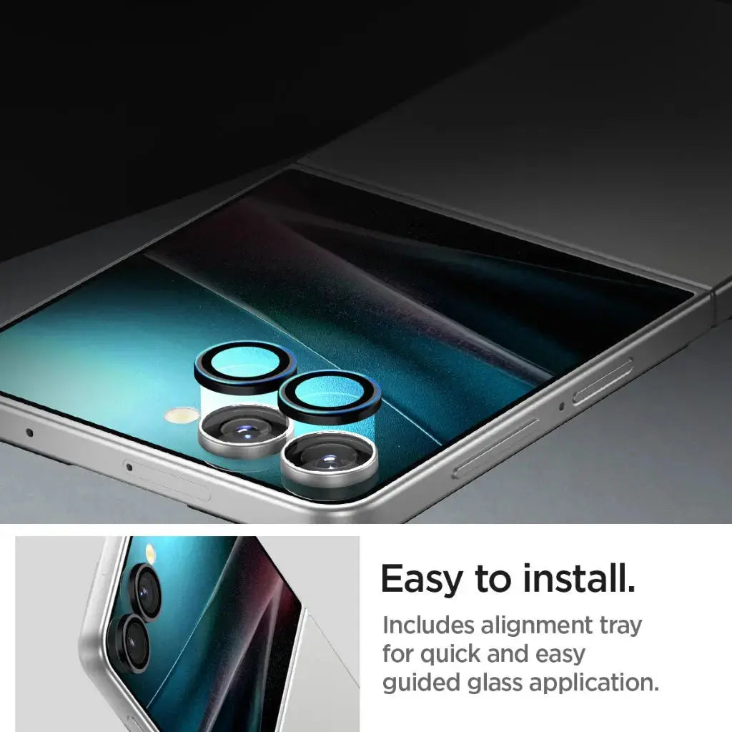 [2 Pack] Galaxy Z Flip 7 Optik Pro HD Lens Protector Glas.tR EZ Fit Spigen Singapore Singapore