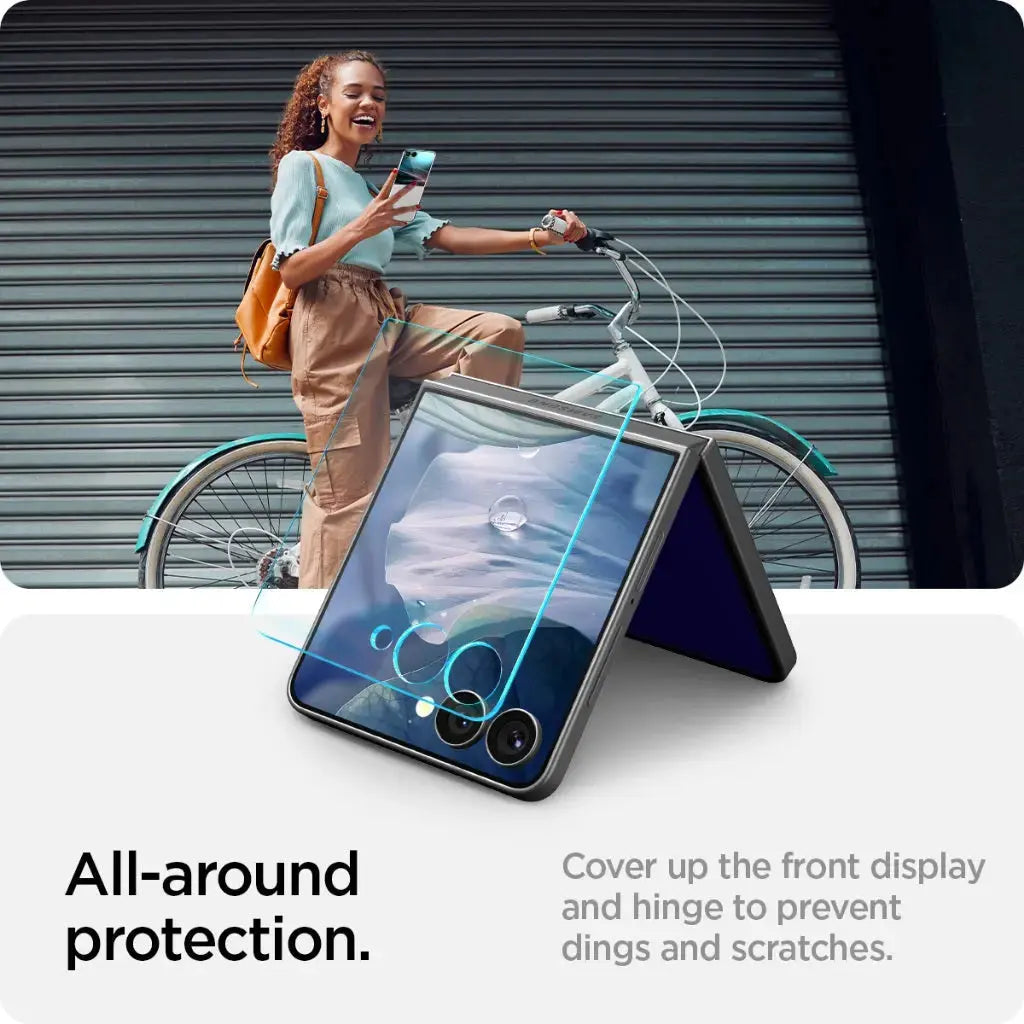 [2 Pack] Galaxy Z Flip 7 Tempered Glass Glas.tR EZ Fit HD Spigen Singapore Singapore