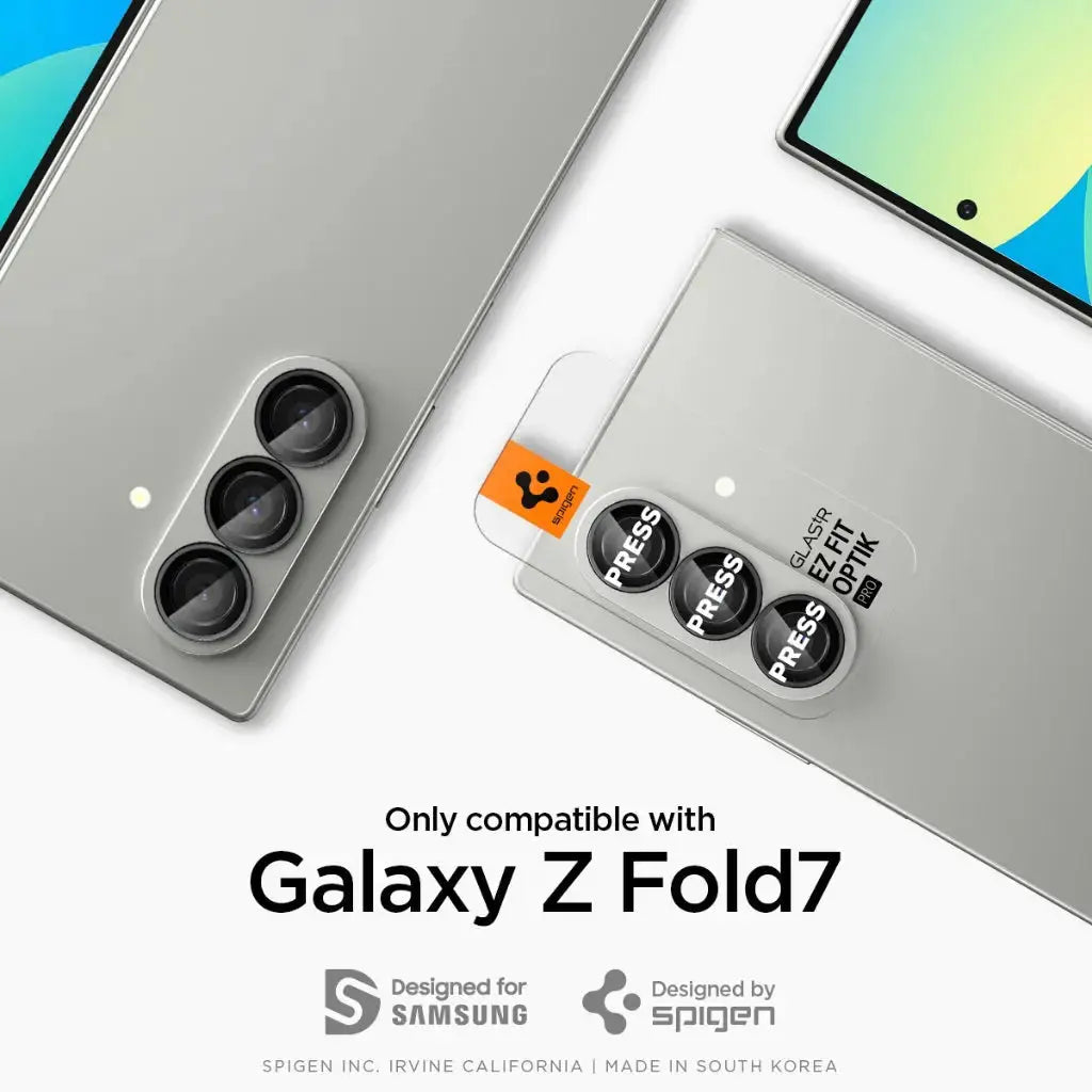 [2 Pack] Galaxy Z Fold 7 Optik Pro HD Lens Protector Glas.tR EZ Fit Spigen Singapore Singapore