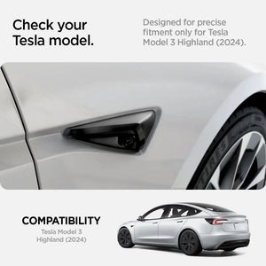 Spigen [2 Pack] Tesla Model Y 2025 (Juniper) & Model 3 2025/2024 (Highland) Side Camera Cover Spigen Singapore Singapore