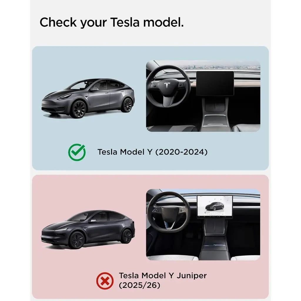 [2 Pack] Tesla Model Y (2020 - 2025) Backseat Seatbelt Guide Holder TO250 Spigen Singapore Singapore