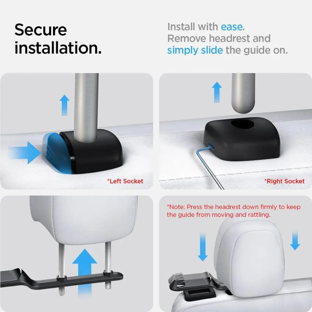 [2 Pack] Tesla Model Y (2020 - 2025) Backseat Seatbelt Guide Holder TO250 Spigen Singapore Singapore