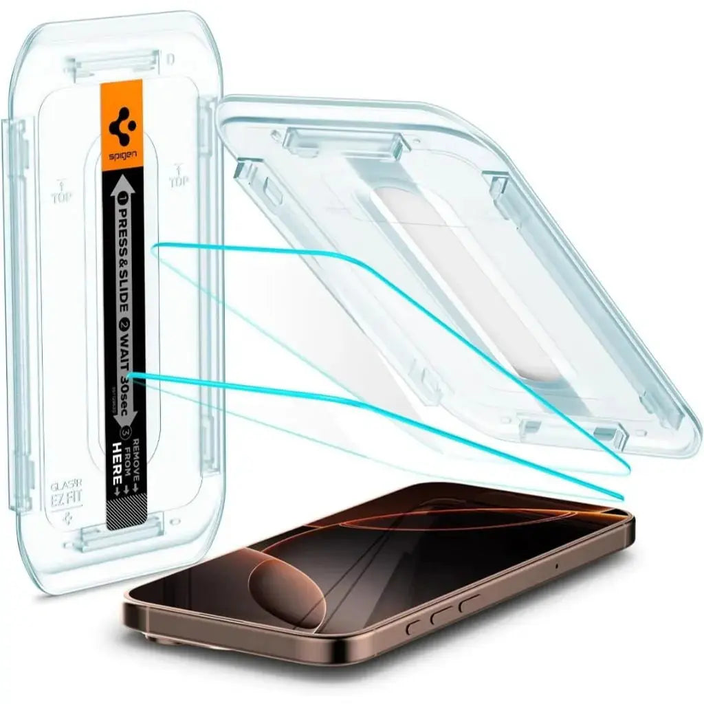 [2 Pack] iPhone 17 / 16 / 15 / 14 / 13 / 12 / 11 Series EZ Fit Screen Protector Spigen Singapore Singapore